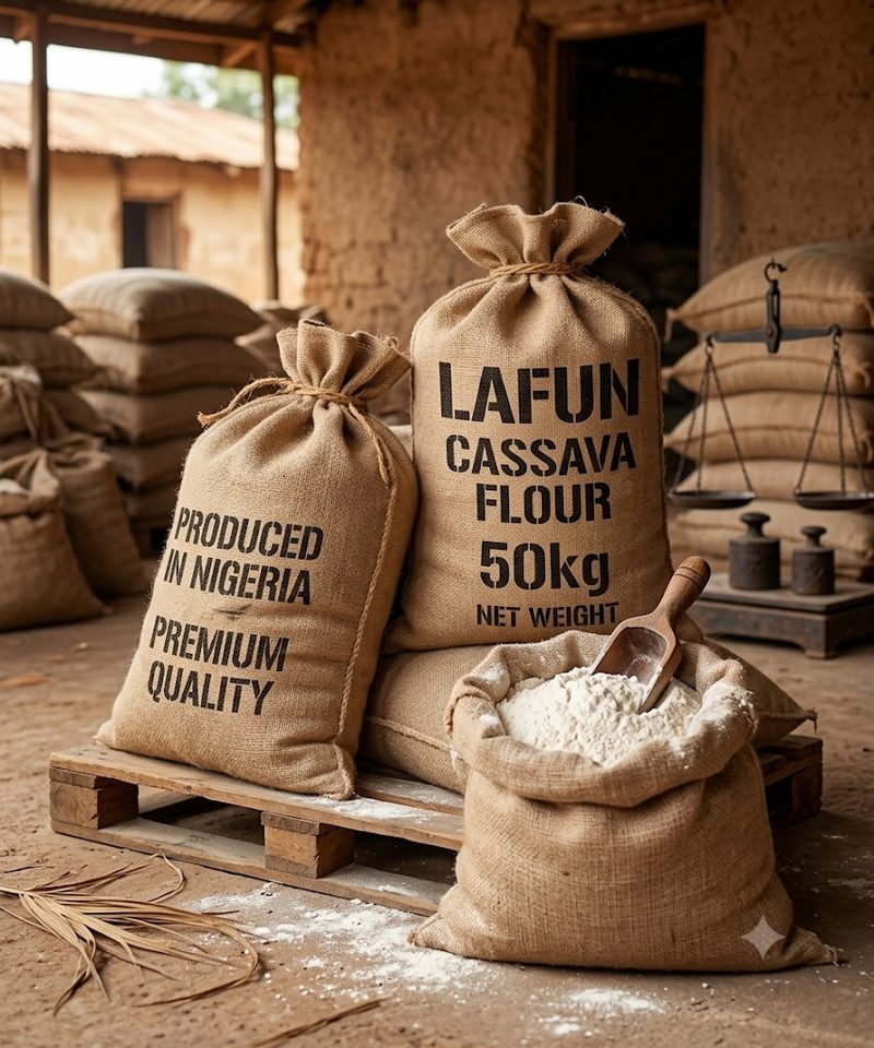 50kg Lafun cassava flour bags